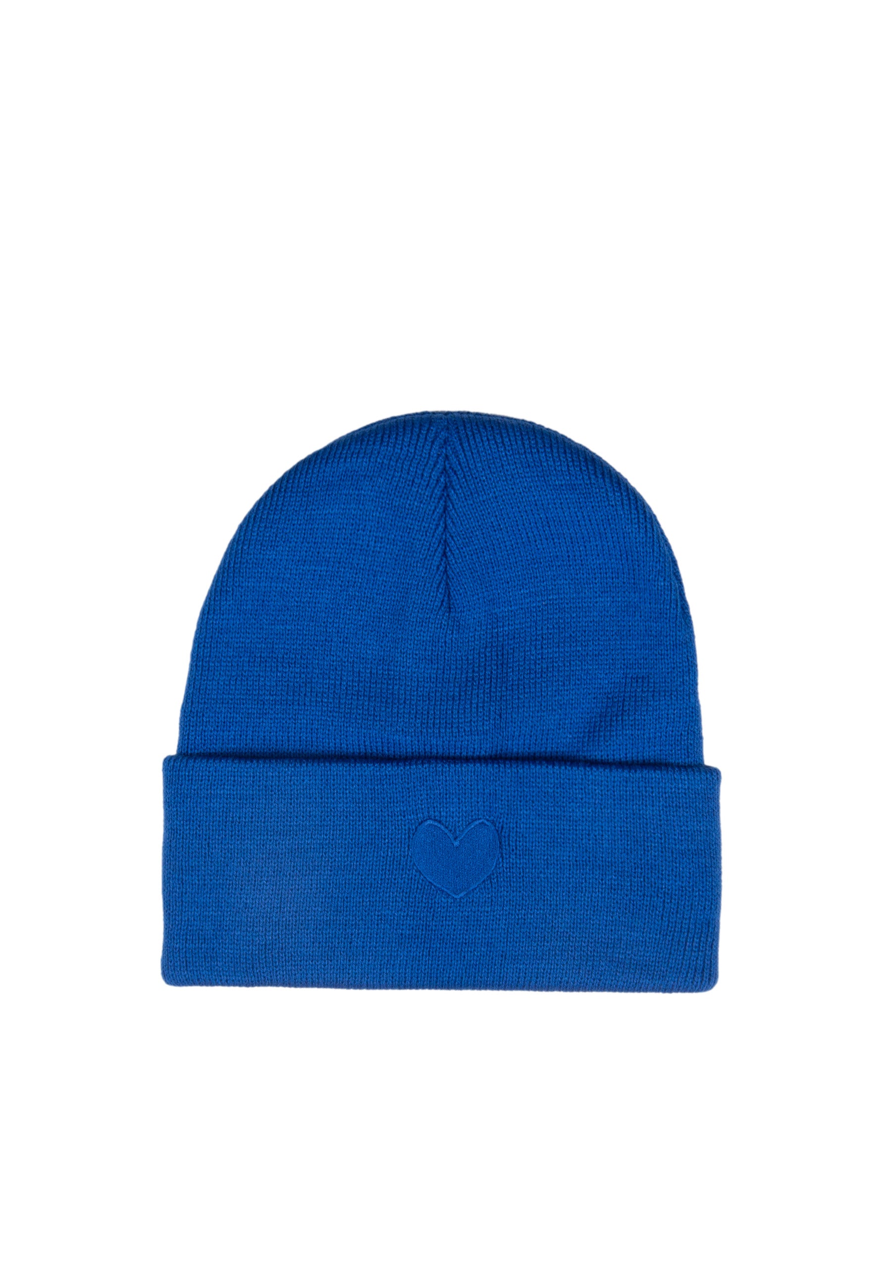 Beanie Herz Royalblau & Navy